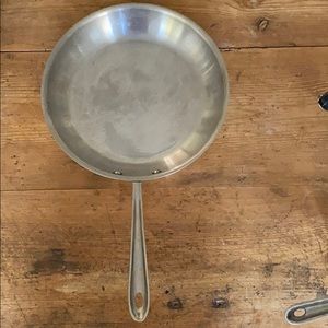 All clad stainless large fry pan lovingly used